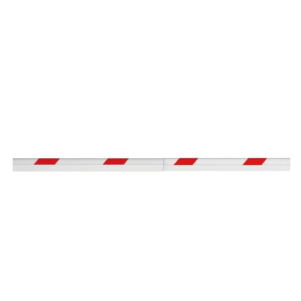 SILYMX ZKTeco 4.5m aluminum telescopic barrier arm with red and white reflective safety stripes for CMP300 gate