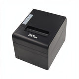SILYMX ZKTECO ZKP8001 black thermal receipt printer for POS and attendance systems with 80mm paper feed