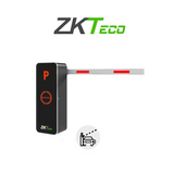 SILYMX ZKTECO BGM1030L vehicular barrier with 3m straight arm, LED indicator, and WiFi app control.