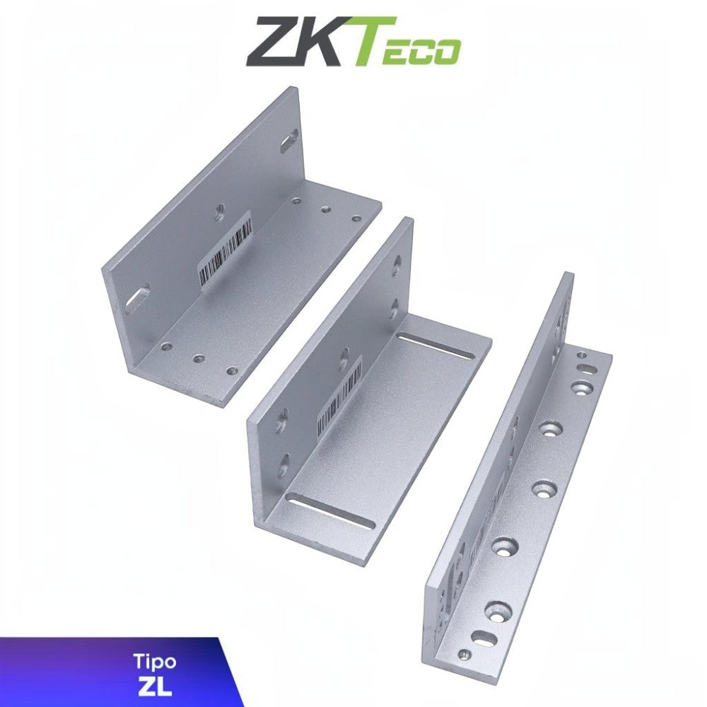 SILYMX ZKTECO LMB-180ZL ZL-type mounting bracket set made of anodized aluminum for magnetic door locks