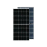 SILYMX pallet of 80 ZNShine 510W flexible monocrystalline solar panels, black and blue grid pattern, IP68 rated.