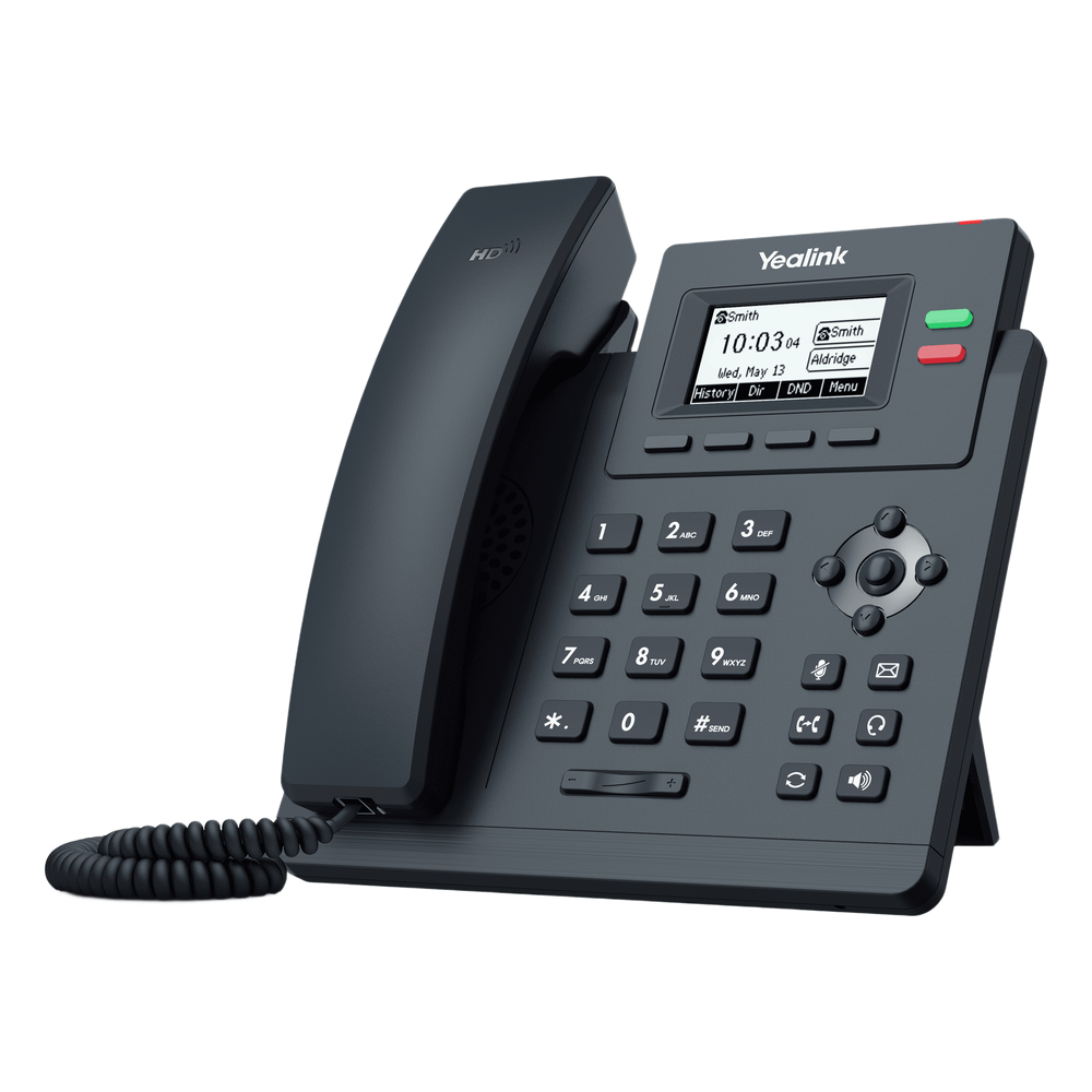 Teléfono IP Empresarial Yealink SIP T31P con 2 Líneas SIP y Conferencia de hasta 5 Participantes - Imagen 1