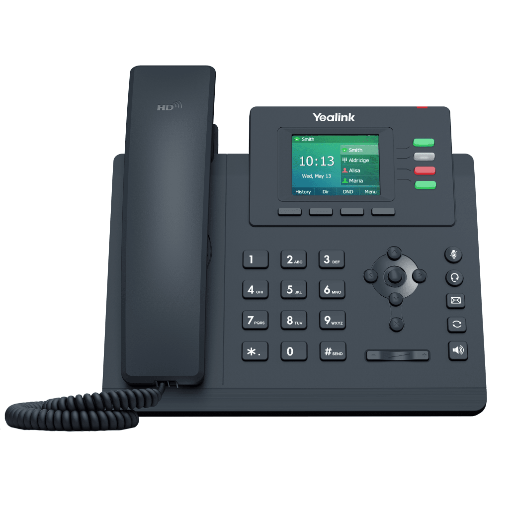 Teléfono IP Empresarial Yealink SIP-T33G con Doble Puerto Gigabit Ethernet y 4 Líneas SIP - Imagen 1