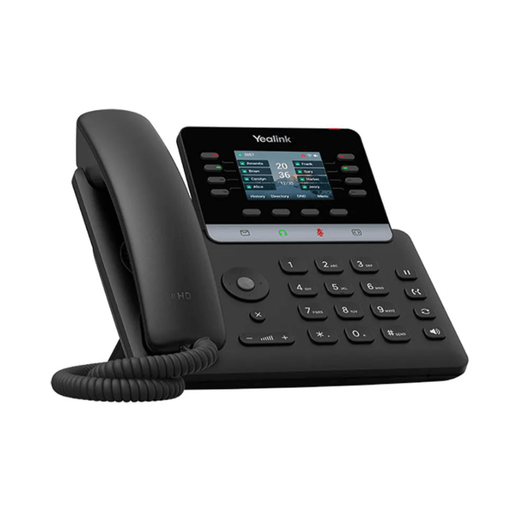 Teléfono IP Empresarial Yealink SIP-T73U Profesional con 12 Líneas SIP y Pantalla a Color - Imagen 1
