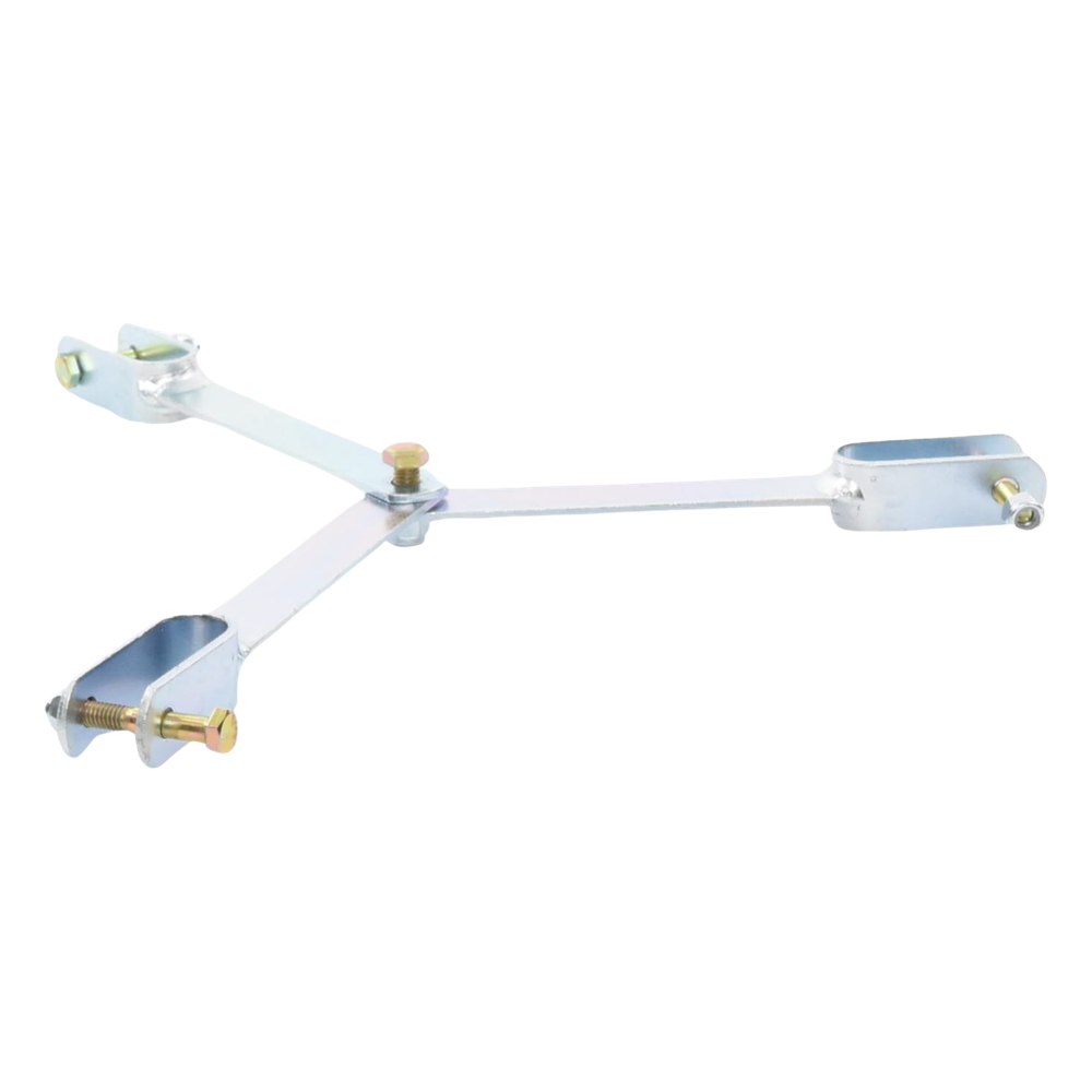 Brida de Sujeción para Retenida Tipo Delta Acero ASTM-36 Galvanizado Electrolítico Compatible STZ30 TOWERS SJB-30 - Imagen 2