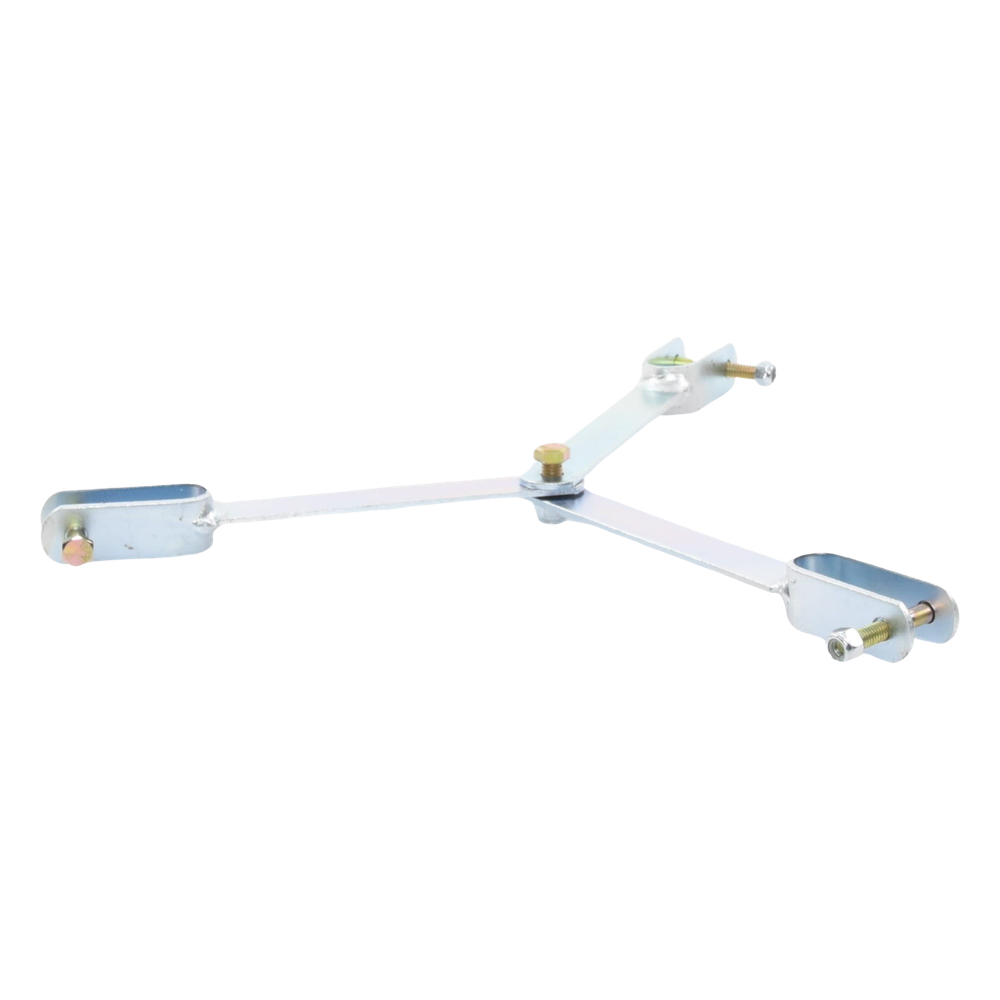 Brida de Sujeción para Retenida Tipo Delta Acero ASTM-36 Galvanizado Electrolítico Compatible STZ30 TOWERS SJB-30 - Imagen 3