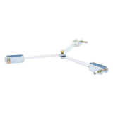 Brida de Sujeción para Retenida Tipo Delta Acero ASTM-36 Galvanizado Electrolítico Compatible STZ30 TOWERS SJB-30 - Imagen 3