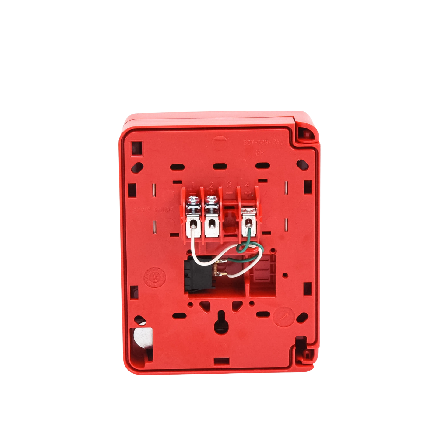 Estación Manual Direccionable / Acción Simple / LED Supervisado Verde/Rojo / SLC 2 Hilos / UL Listado SILENT KNIGHT BY HONEYWELL - Imagen 4