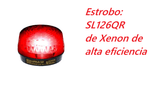 Luz Estroboscópica Alámbrica, 6-12VDC, Roja Compatible IHORN / RISCO / DSC / BOSCH Seco-Larm SL126QR - SILYMX