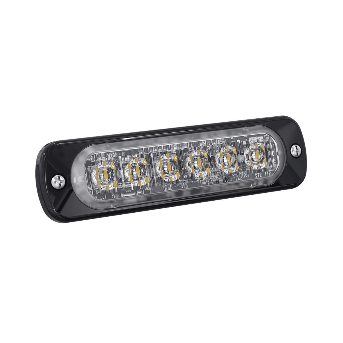 Luces Auxiliares VehicularesSIGNALPROSP6ALuz Auxiliar Vehicular LED 6 LEDs Ámbar SAE Clase 1 ECE R65 Montaje Adhesivo SIGNALPRO SP6A - SILYMX