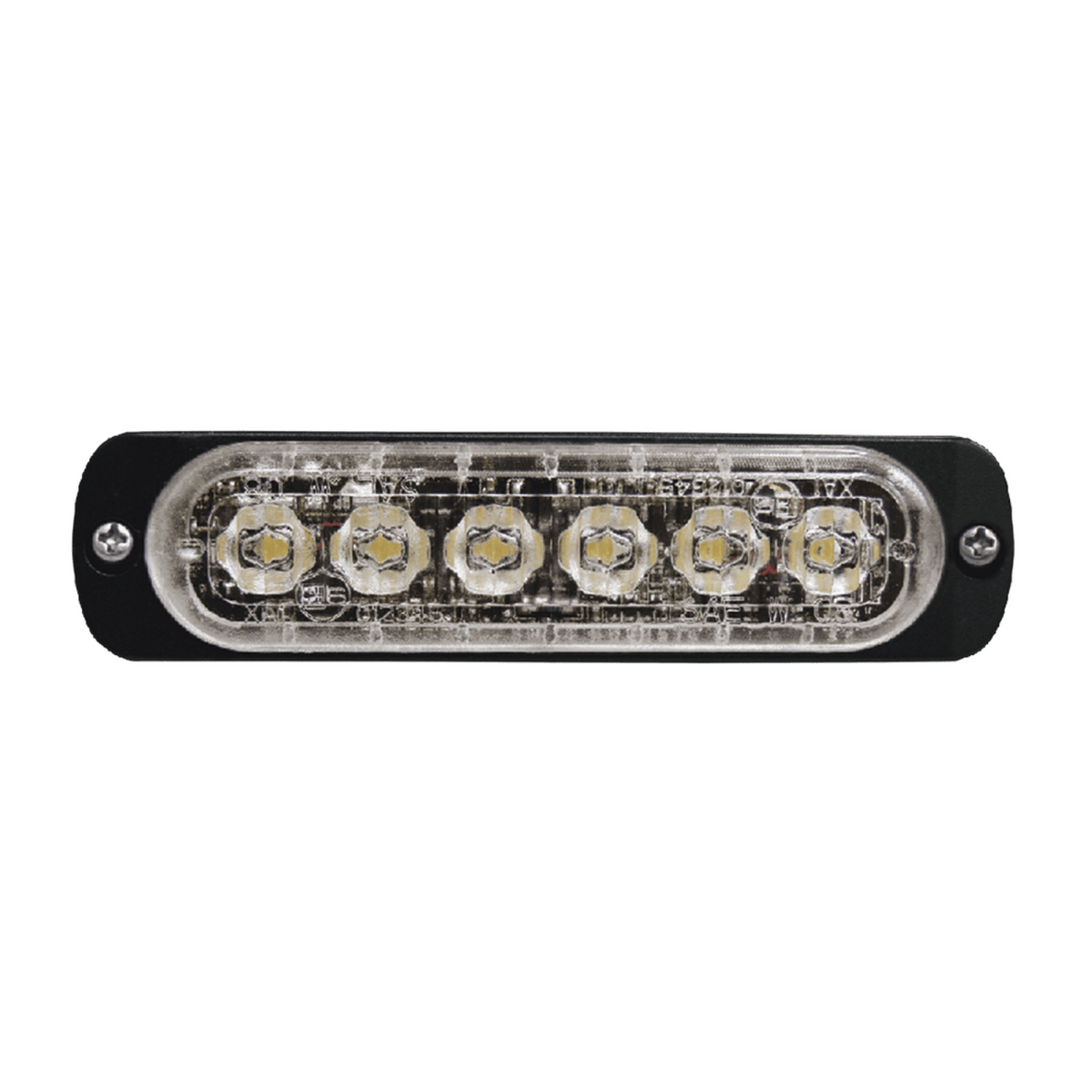 Luces Auxiliares VehicularesSIGNALPROSP6ALuz Auxiliar Vehicular LED 6 LEDs Ámbar SAE Clase 1 ECE R65 Montaje Adhesivo SIGNALPRO SP6A - SILYMX