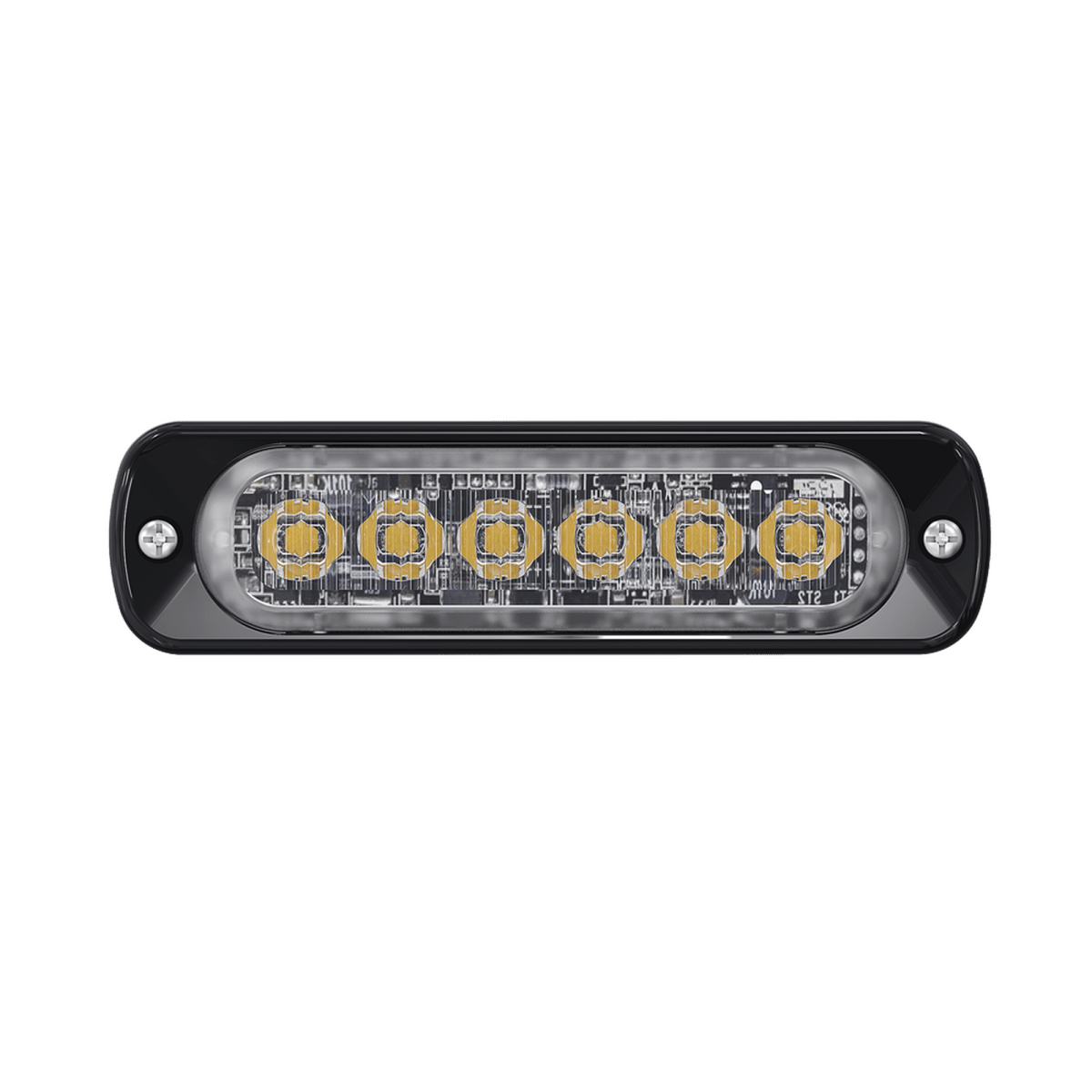 Luces Auxiliares VehicularesSIGNALPROSP6ALuz Auxiliar Vehicular LED 6 LEDs Ámbar SAE Clase 1 ECE R65 Montaje Adhesivo SIGNALPRO SP6A - SILYMX