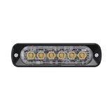 Luces Auxiliares VehicularesSIGNALPROSP6ALuz Auxiliar Vehicular LED 6 LEDs Ámbar SAE Clase 1 ECE R65 Montaje Adhesivo SIGNALPRO SP6A - SILYMX