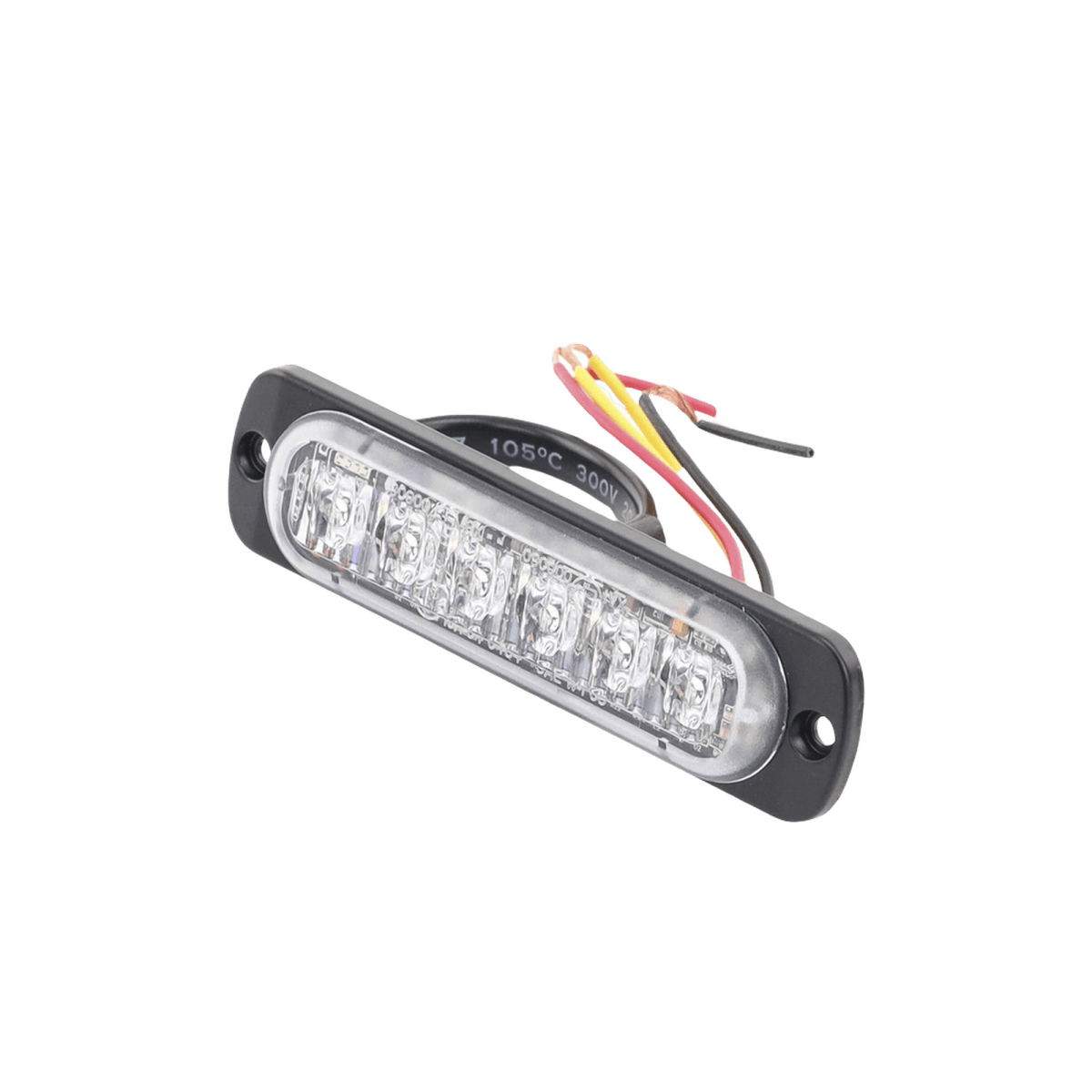 Luces Auxiliares VehicularesSIGNALPROSP6ALuz Auxiliar Vehicular LED 6 LEDs Ámbar SAE Clase 1 ECE R65 Montaje Adhesivo SIGNALPRO SP6A - SILYMX