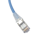 Patch Cord "Skinny" Cat6A Blindado S/FTP 7ft Diámetro Reducido 28 AWG Color Azul SIEMON - Imagen 3