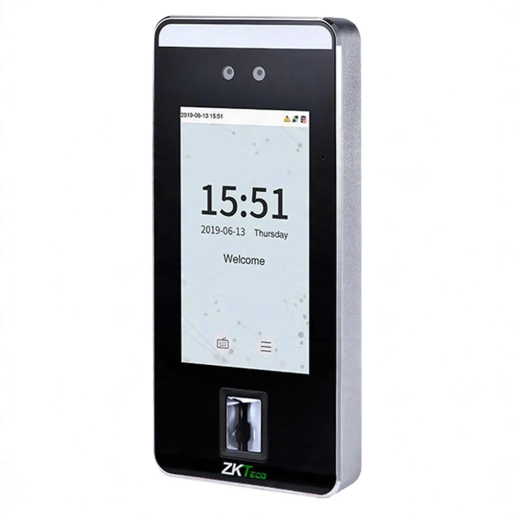ZKTECO SpeedFaceV5LWIFI - Control de Acceso y Asistencia Visible Light con Autenticación Facial (6000 Rostros), Huella Digital BioID+ (6000), Tarjeta ID 125 KHz, Soporta 200,000 Eventos y Conectividad TCP/IP o WiFi - Imagen 4