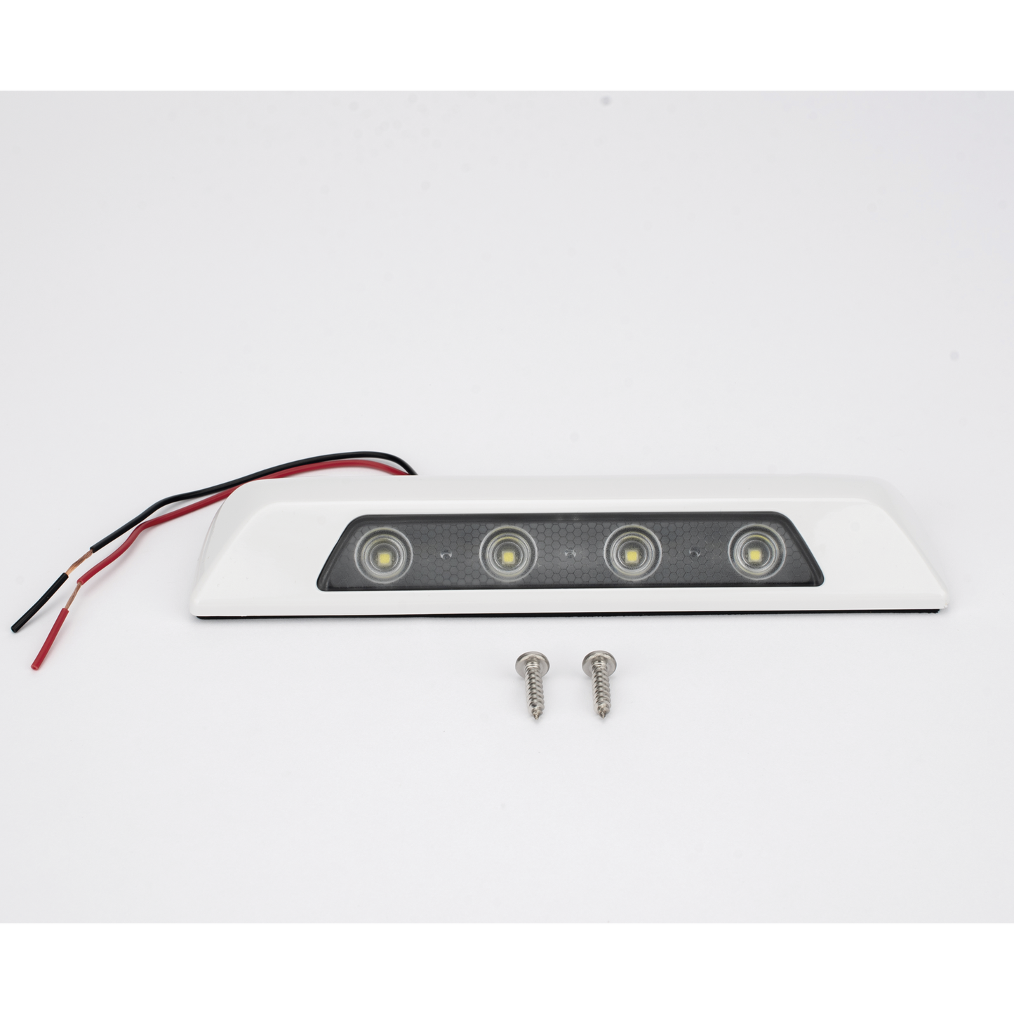 Luz Auxiliar de Escena de 4 LED, Blanco, Lente Transparente, Bisel Blanco SIGNALPRO - Imagen 5