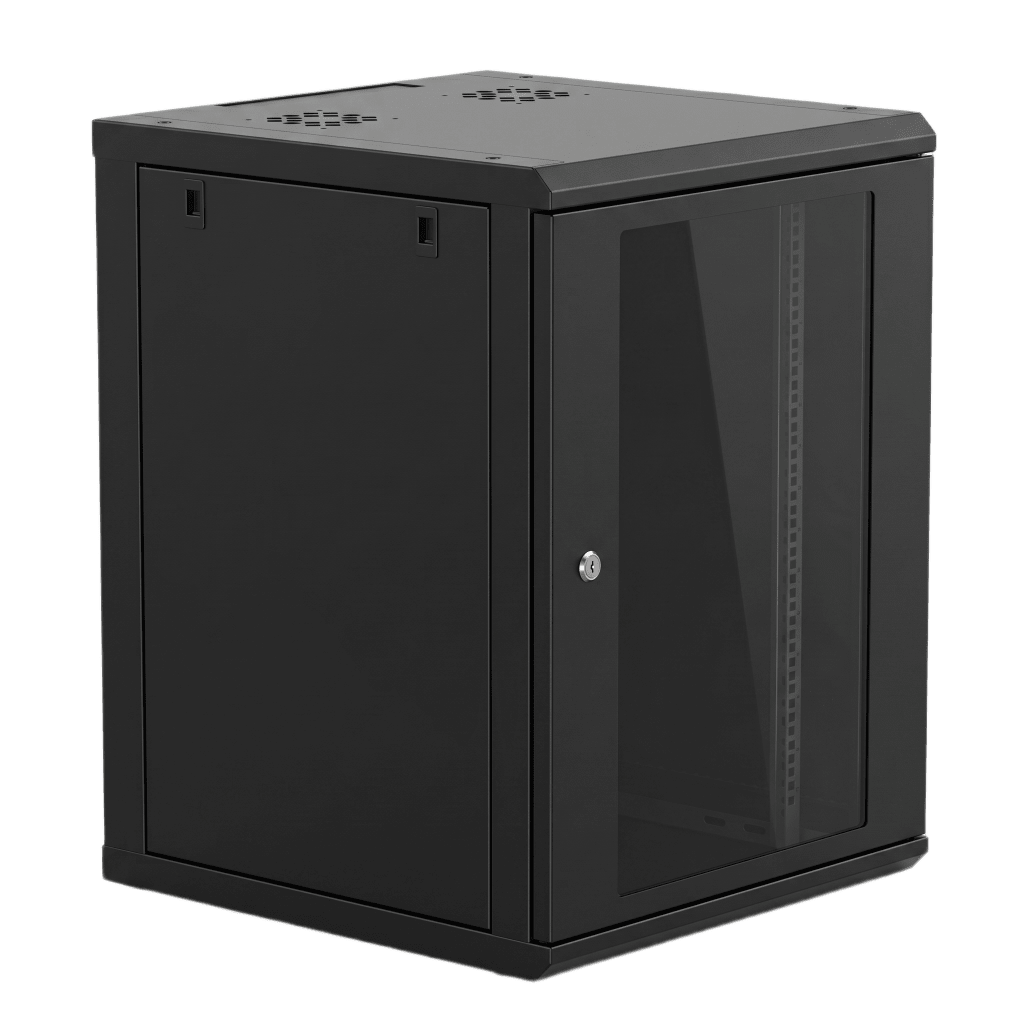 Gabinete de Pared 16U 635mm Profundidad Rack 19in Acero Reforzado LINKEDPRO SR-19-16-GN3G - Imagen 2