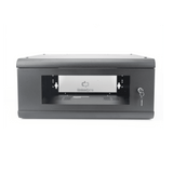 Racks CerradosLINKEDPROSR-1904-GN2GGabinete de Pared 4U Rack 19" Cristal Templado 635mm Acero Reforzado LINKEDPRO SR - 1904 - GN2G - SILYMX