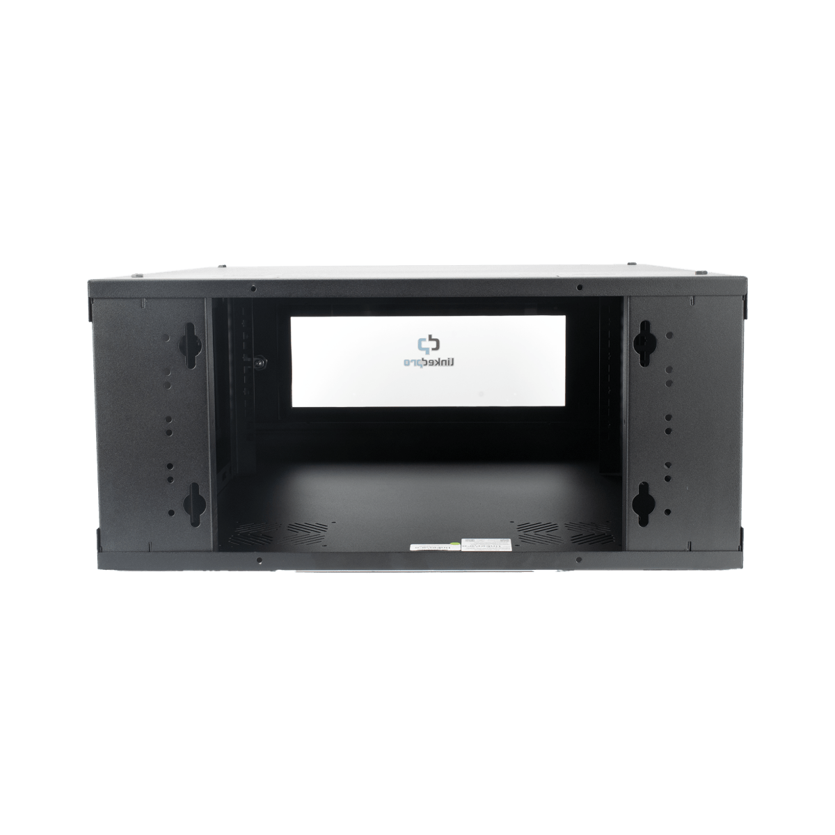 Racks CerradosLINKEDPROSR-1904-GN2GGabinete de Pared 4U Rack 19" Cristal Templado 635mm Acero Reforzado LINKEDPRO SR - 1904 - GN2G - SILYMX