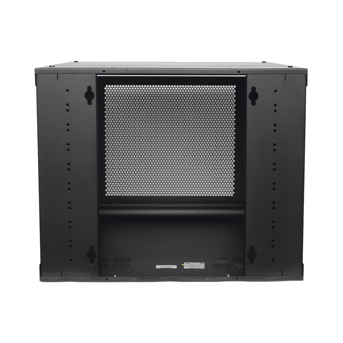 Racks CerradosLINKEDPROSR-1909-GN2PGabinete Pared 9U Rack 19" 635mm Profundidad Acero Reforzado Puerta Perforada LINKEDPRO SR - 1909 - GN2P - SILYMX