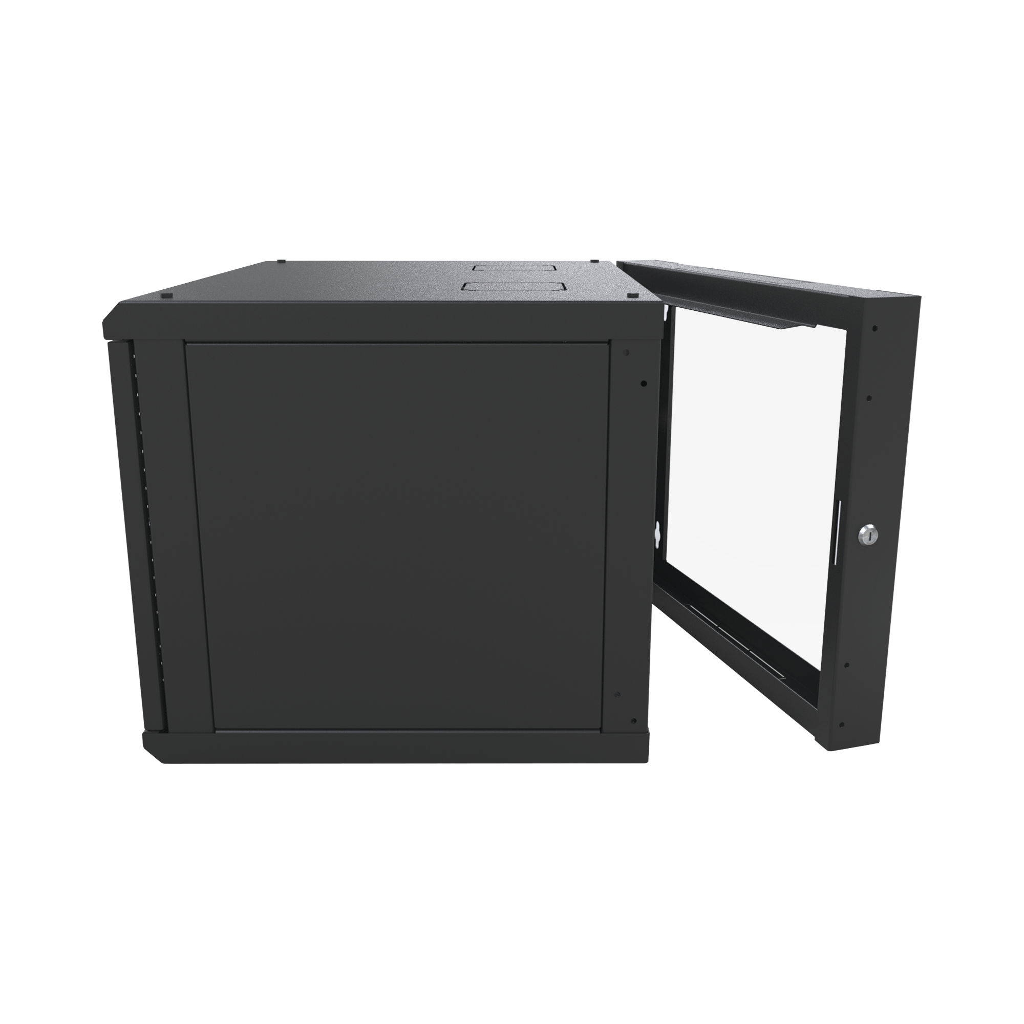 Gabinete Abatible de Pared (Con Marco Trasero) con Rack 19" de 12 Unidades. Ventana de Cristal Templado LINKEDPRO BY EPCOM - Imagen 2