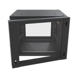 Gabinete Abatible de Pared (Con Marco Trasero) con Rack 19" de 12 Unidades. Ventana de Cristal Templado LINKEDPRO BY EPCOM - Imagen 3