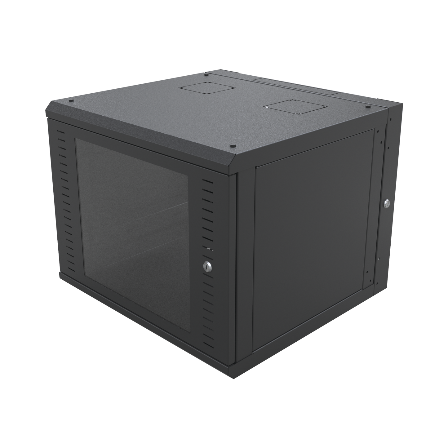 Gabinete Abatible de Pared (Con Marco Trasero) con Rack 19" de 12 Unidades. Ventana de Cristal Templado LINKEDPRO BY EPCOM - Imagen 4