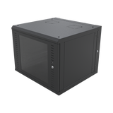 Gabinete Abatible de Pared (Con Marco Trasero) con Rack 19" de 12 Unidades. Ventana de Cristal Templado LINKEDPRO BY EPCOM - Imagen 4