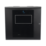 Gabinete Abatible Pared 12U Rack 19" Cristal Templado Marco Trasero LINKEDPRO SR-1912-GAP-V5 LINKEDPRO BY EPCOM - Imagen 1