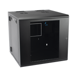 Gabinete Abatible Pared 12U Rack 19" Cristal Templado Marco Trasero LINKEDPRO SR-1912-GAP-V5 LINKEDPRO BY EPCOM - Imagen 3