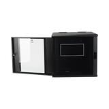 Gabinete Abatible Pared 12U Rack 19" Cristal Templado Marco Trasero LINKEDPRO SR-1912-GAP-V5 LINKEDPRO BY EPCOM - Imagen 4