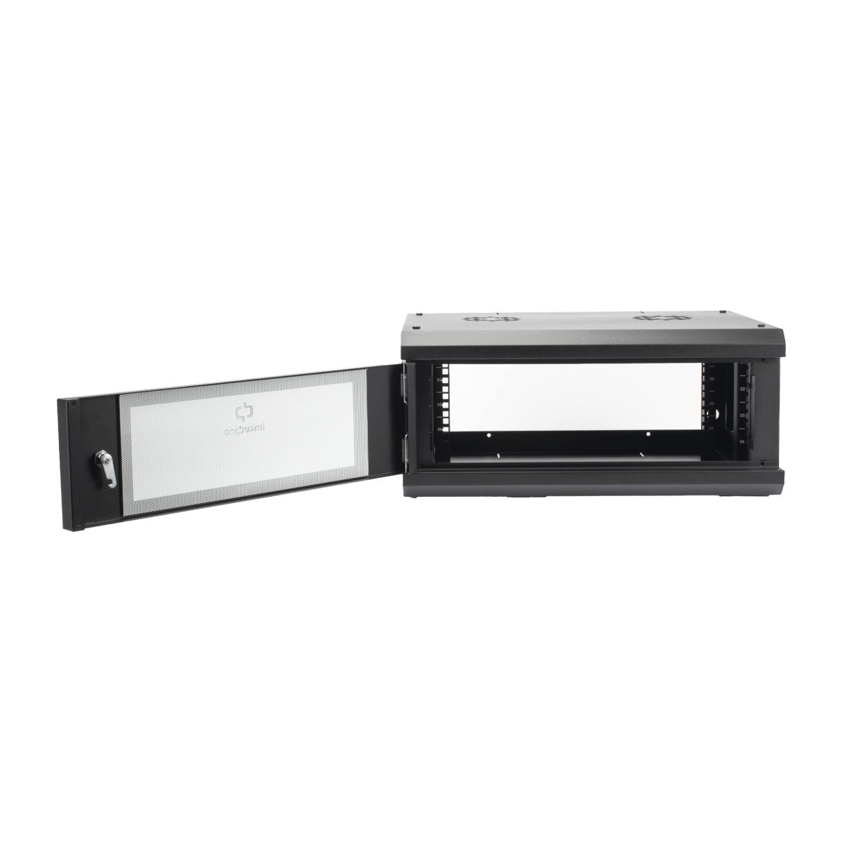 Racks CerradosLINKEDPROSR1904LH3GGabinete Pared Rack 19" 4U Profundidad 635mm Puerta Cristal Templado Acero Reforzado LINKEDPRO SR1904LH3G - SILYMX