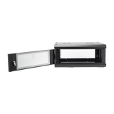 Racks CerradosLINKEDPROSR1904LH3GGabinete Pared Rack 19" 4U Profundidad 635mm Puerta Cristal Templado Acero Reforzado LINKEDPRO SR1904LH3G - SILYMX