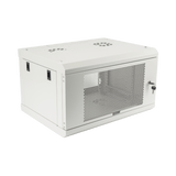 Racks CerradosLINKEDPROSR1906LH3PWGabinete de Pared 6U Rack 19" 455mm Puerta Perforada Acero Reforzado Gris Mate LINKEDPRO SR1906LH3PW - SILYMX