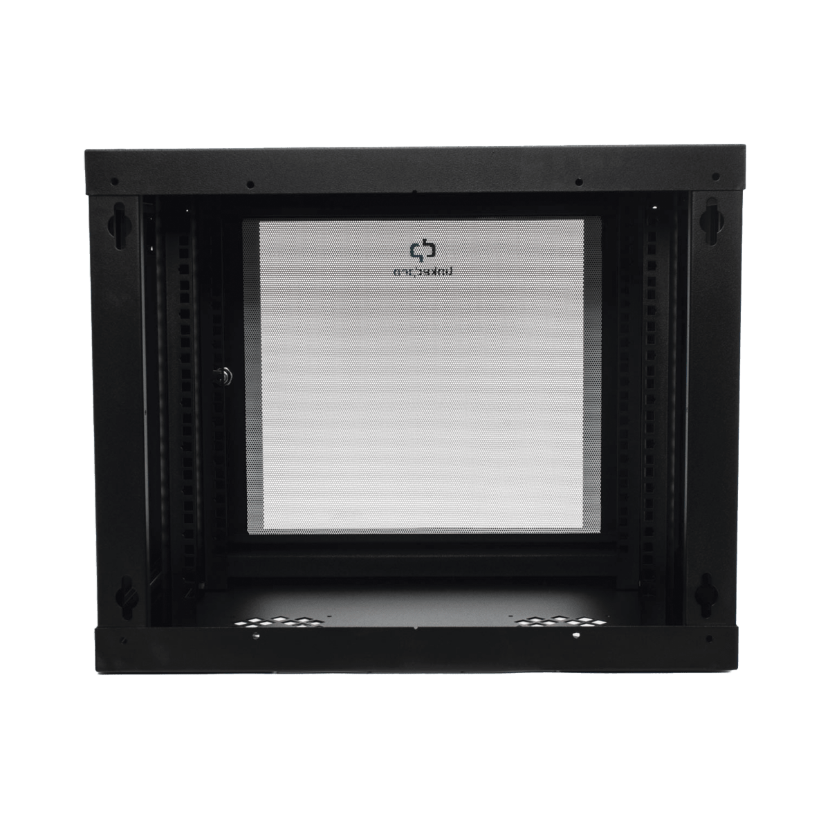 Racks CerradosLINKEDPROSR1909LH3GGabinete de Pared 9U Cristal Templado 455mm Profundidad Rack 19 Pulgadas LINKEDPRO SR1909LH3G - SILYMX