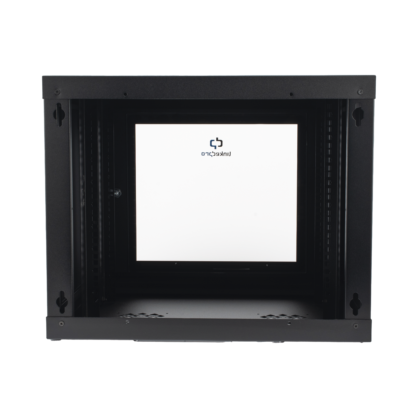 Gabinete de Pared con Puerta de Cristal Templado, 455 mm de Profundidad, 9U Rack de 19'', Acero Reforzado LINKEDPRO - Imagen 1