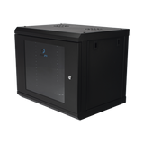 Gabinete de Pared con Puerta de Cristal Templado, 455 mm de Profundidad, 9U Rack de 19'', Acero Reforzado LINKEDPRO - Imagen 2
