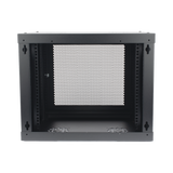 Gabinete de Pared de 9U con Puerta Perforada, 455 mm de Profundidad, Rack de 19'', Acero Reforzado Color Negro. LINKEDPRO - Imagen 3