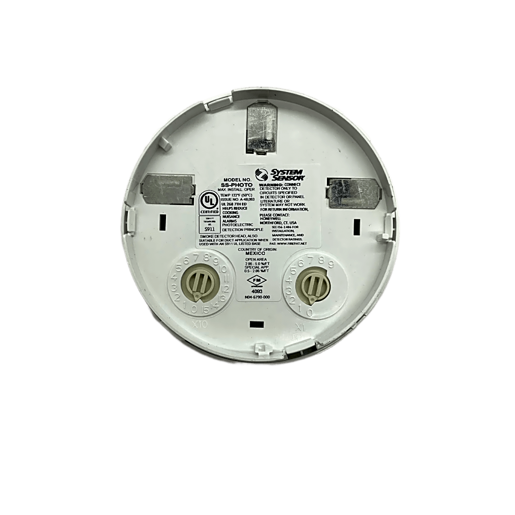 Detector de Humo Fotoeléctrico Direccionable 15-32 VCC 200 µA Fire-Lite Silent Knight System Sensor SS-PHOTO - Imagen 4