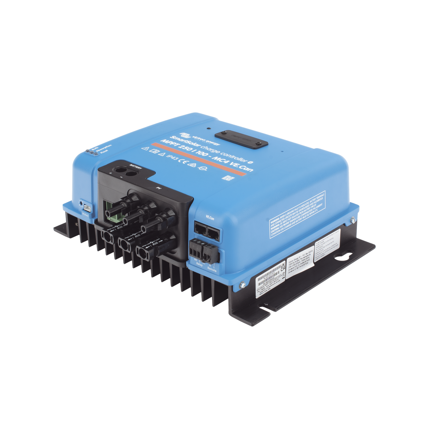 SmartSolar MPPT 250/100-MC4. Controlador Solar MPPT 100A, Voltaje: 48 Vcc. Para uso con Inv. Cargadores Victron VICTRON ENERGY - Imagen 3