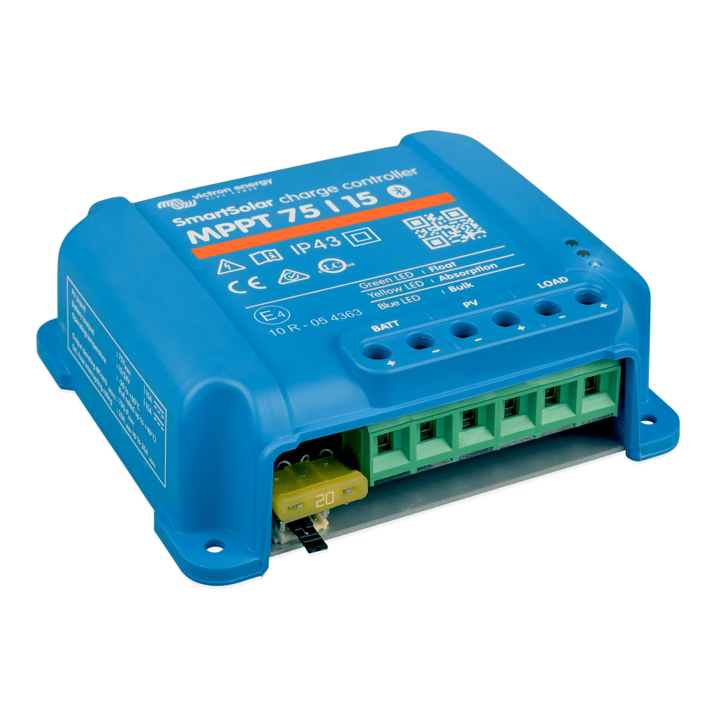 SmartSolar MPPT 75/15 / Controlador de Carga Solar MPPT 15A / 12/24 Vcc en baterías / IP43 VICTRON ENERGY - Imagen 1