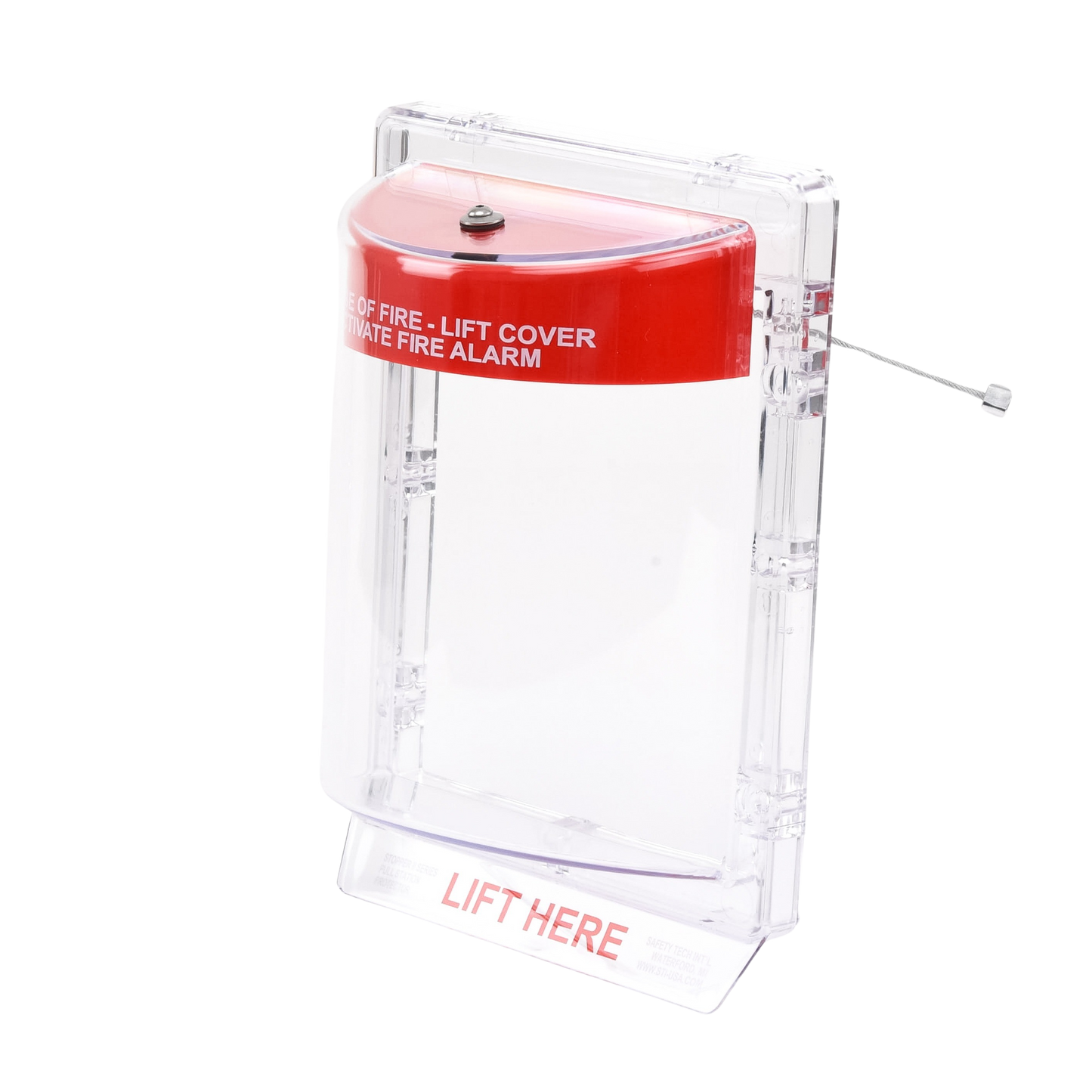 Protector de Policarbonato Súper Resistente para Palanca de Incendio Texto en Ingles STI - Imagen 5
