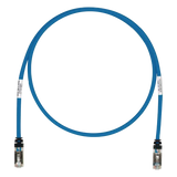 Patch Cord Cat6A Blindado S/FTP CM/LS0H 5ft Color Azul PANDUIT - Imagen 1