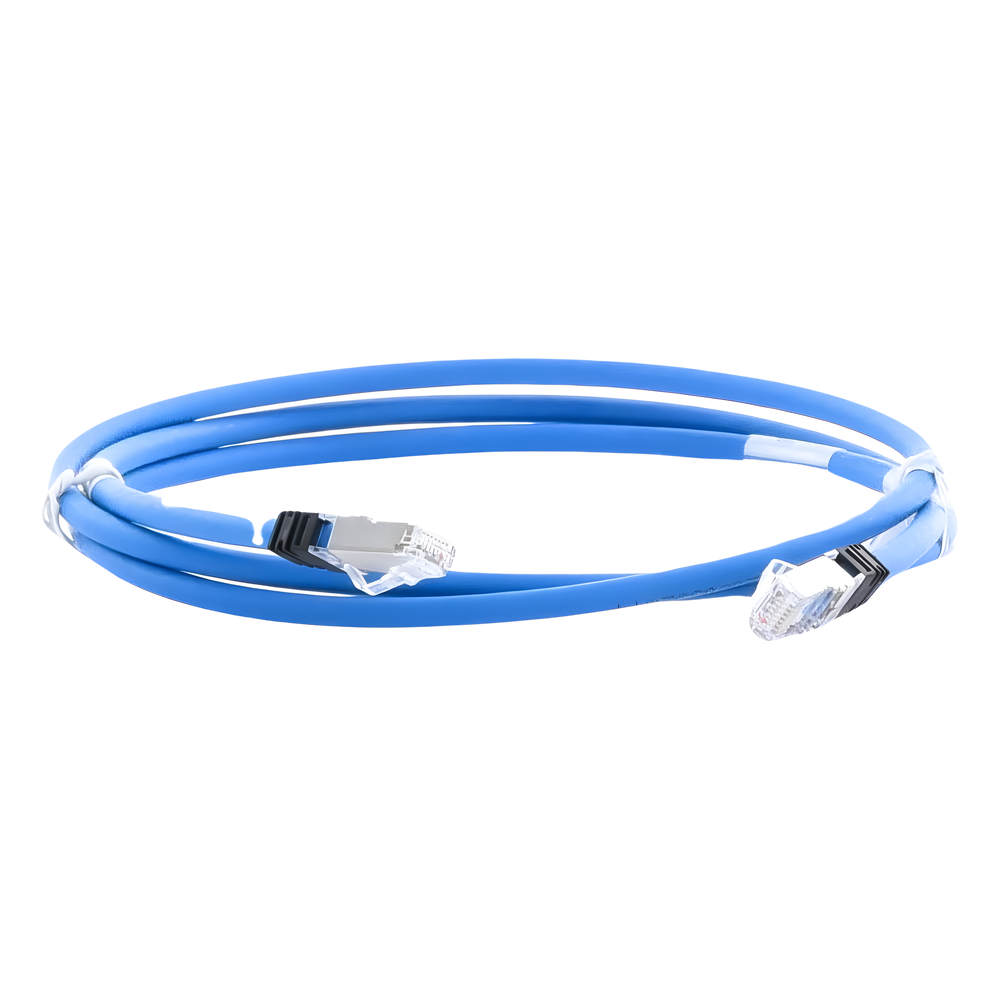 Patch Cord Cat6A Blindado S/FTP CM/LS0H 5ft Color Azul PANDUIT - Imagen 2