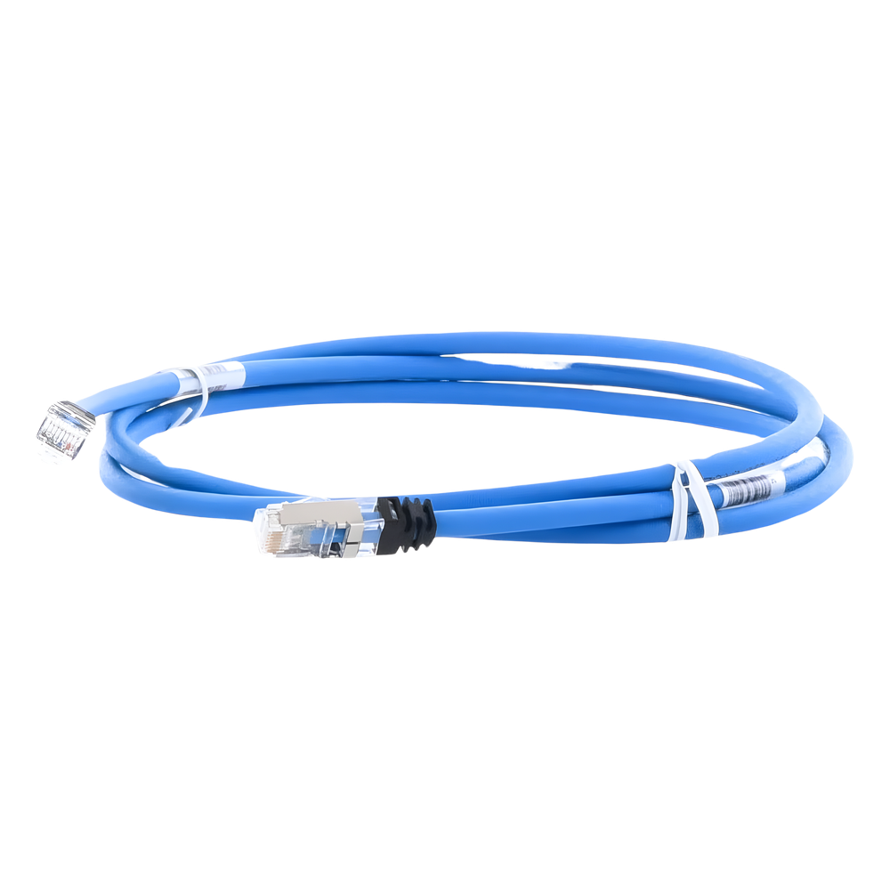 Patch Cord Cat6A Blindado S/FTP CM/LS0H 5ft Color Azul PANDUIT - Imagen 3