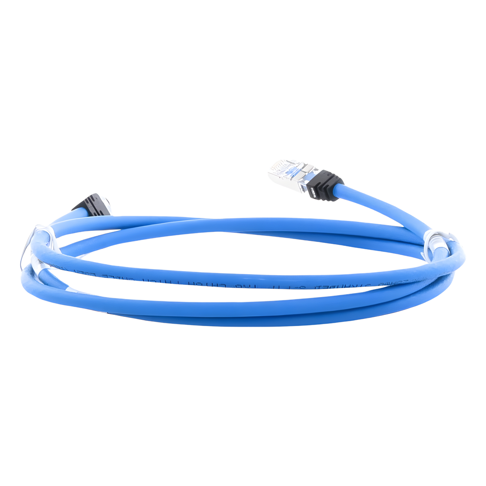 Patch Cord Cat6A Blindado S/FTP CM/LS0H 5ft Color Azul PANDUIT - Imagen 5