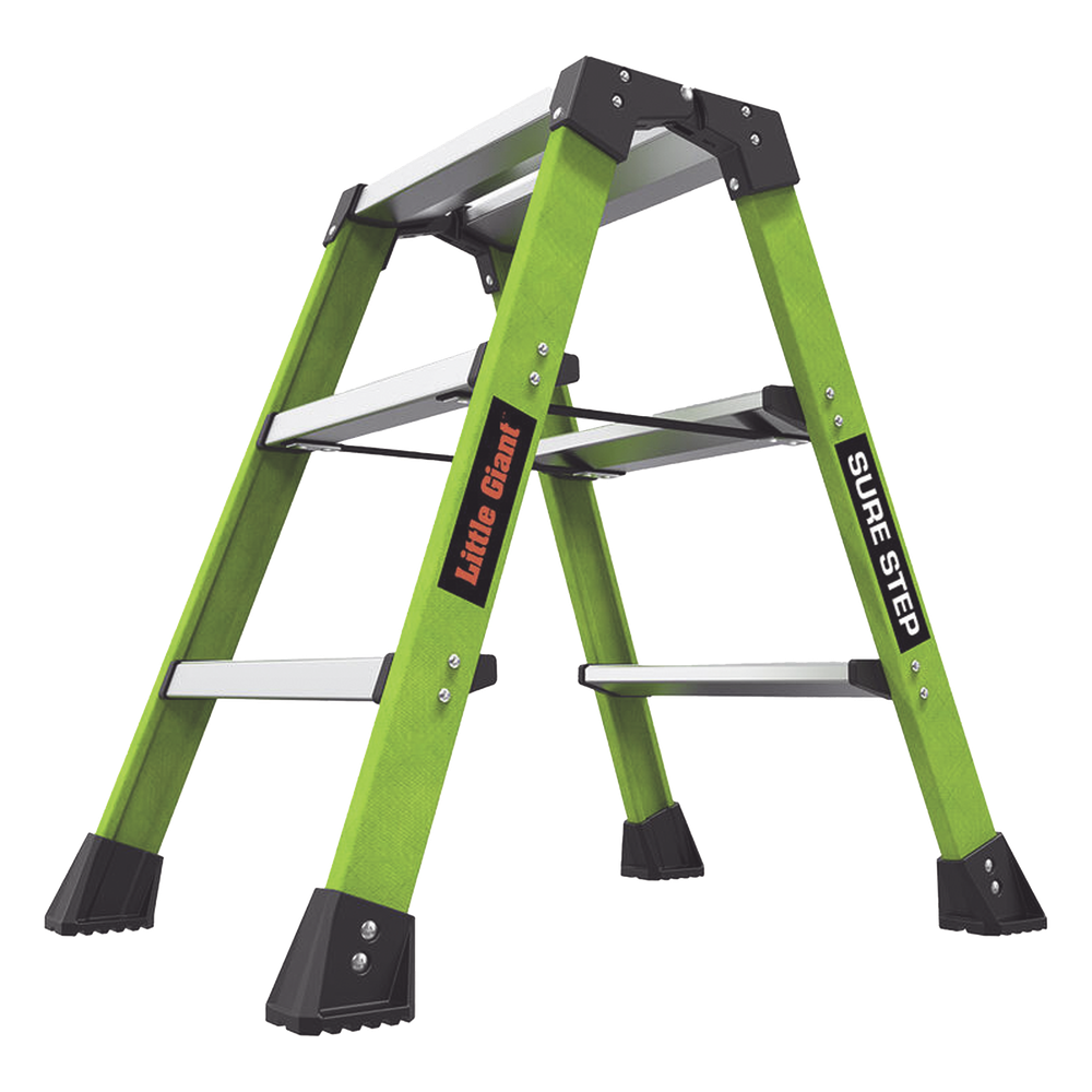 Escalera Plegable 2 Peldaños de Fibra de Vidrio Tamaño 66 cm SURESTEP Little Giant Ladder Systems - Imagen 1