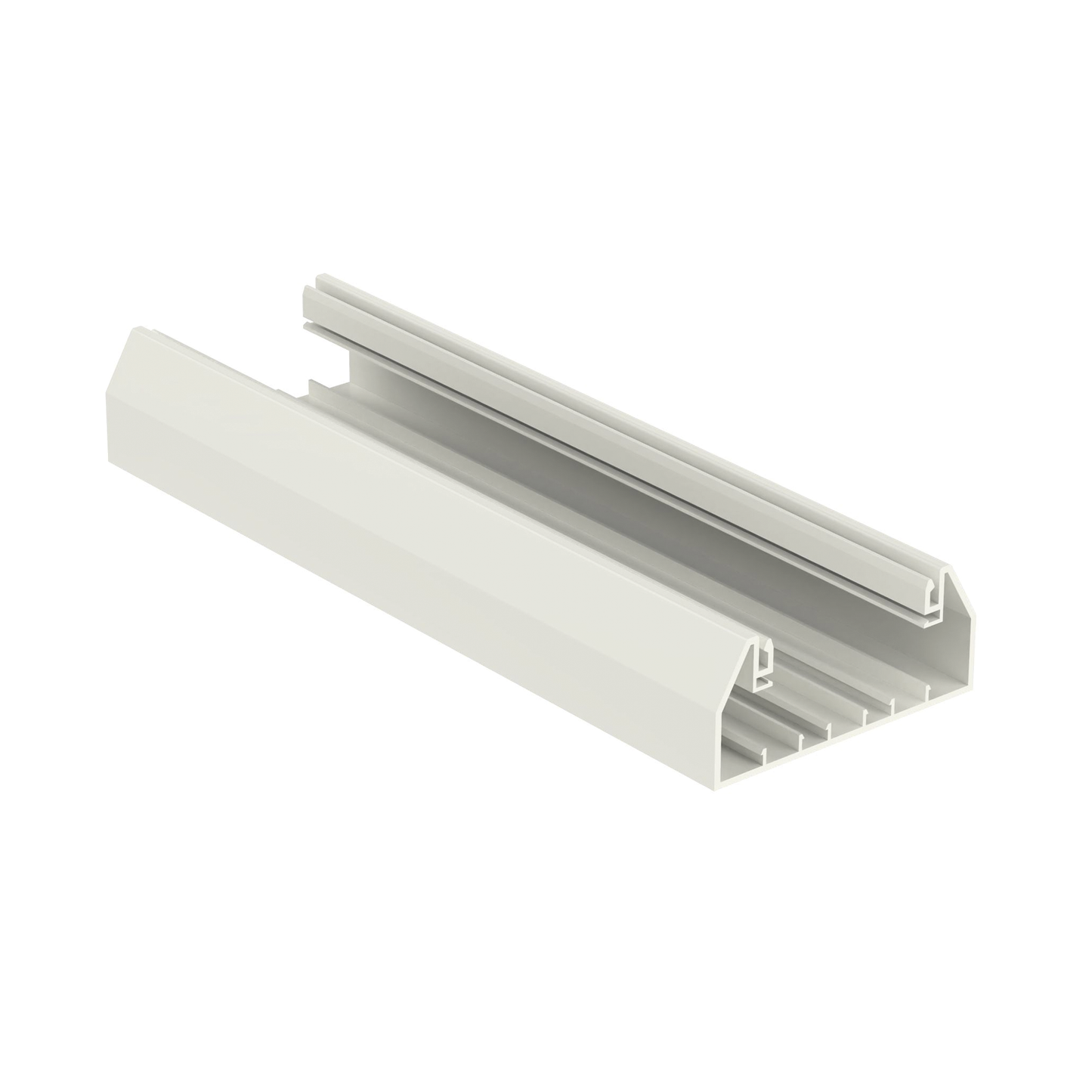 Base Para Canaleta T-70 De Pvc Rígido Con Orificios Perforados Para Montaje 103.3 X 44.9 X 2400 Mm Color Blanco Mate PANDUIT - Imagen 4