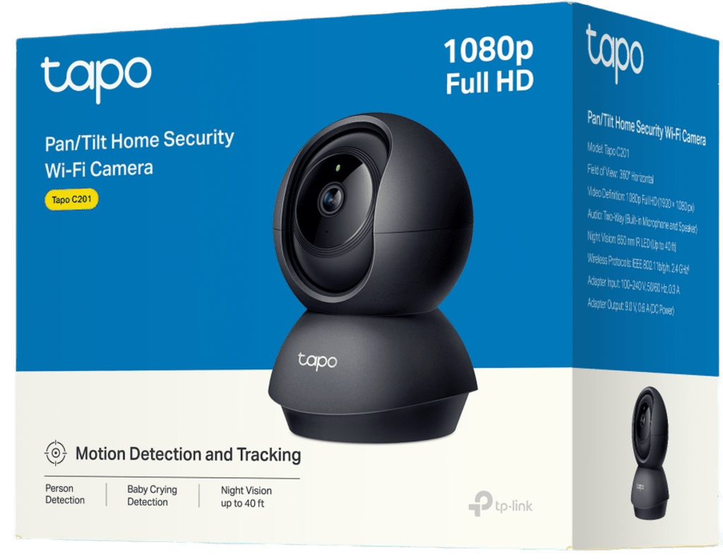Camaras IP CuboTP - LINKTAPO-C201Camara Seguridad Interior WiFi 360° 1080p Deteccion IA Llanto Bebe Audio Bidireccional Alexa Google TP - LINK TAPO - C201 - SILYMX